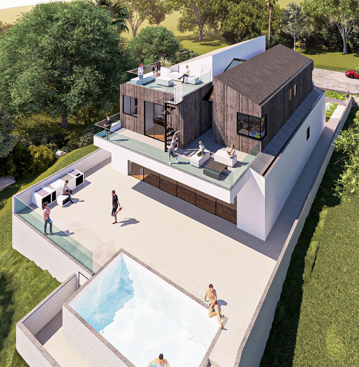 Urbane Design -Skycut Axis Project