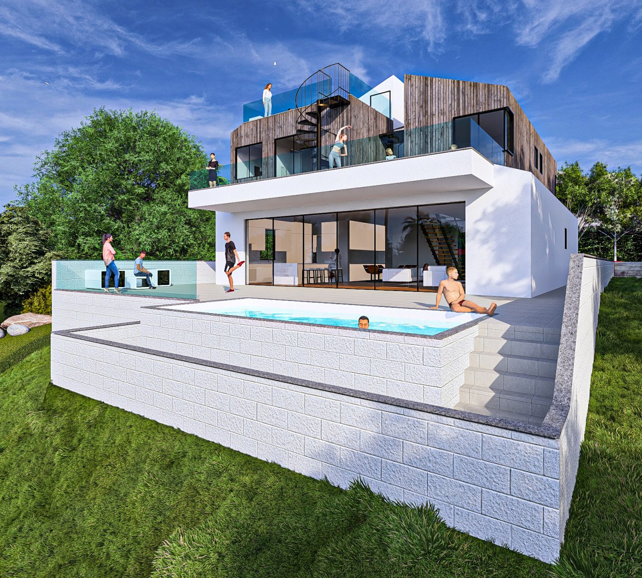 Urbane Design -Skycut Axis Project